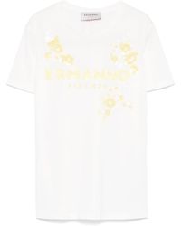 ERMANNO FIRENZE - Sequin-Embellished T-Shirt - Lyst