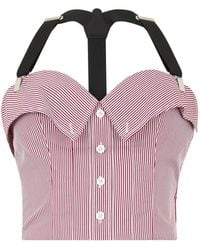 Moschino - Striped Corset Top - Lyst