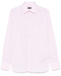 Tom Ford - Camisa Con Pliegues - Lyst