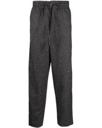 KENZO - Logo-Patch Check-Pattern Tapered Trousers - Lyst