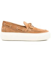 Hogan - Tassel-Detail Suede Loafers - Lyst