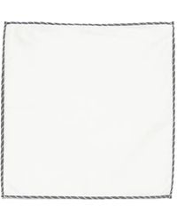 Eleventy - Contrasting-Trim Pocket Square - Lyst