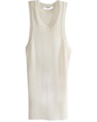 Givenchy - Ribbed Racer-Back Tank Top - Lyst