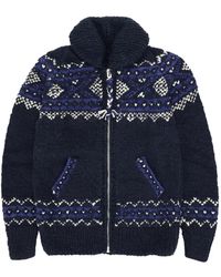 Fortela - Chamula Patterned Zip-Fastening Cardigan - Lyst