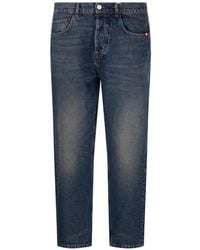 AMISH - Five-Pockets Button-Fastening Jeans - Lyst