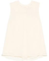 forte_forte - Crystal-Embellishment Top - Lyst