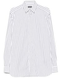 Tom Ford - Gestreept Overhemd - Lyst