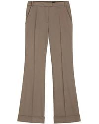 BOSS - Flared-Fit Pants - Lyst