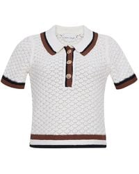 Cara Cara - Ginger Crochet Polo Shirt - Lyst