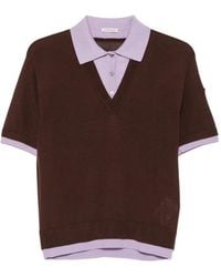 Moncler - Polo Con Botones Y Efecto A Capas - Lyst
