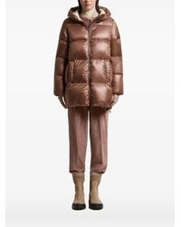 Peserico - Hooded Quilted Jacket - Lyst