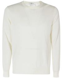 Kangra - Crew-Neck Knitted Sweater - Lyst