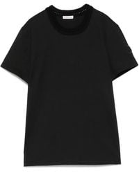 Moncler - Cotton T-Shirt - Lyst