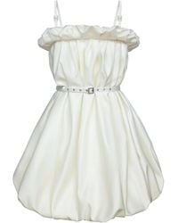 POST MERIDIEM - Draped Thin-Strap Mini Dress - Lyst