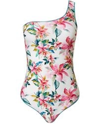 Twinset - Floral Print Swimsuit - Lyst