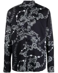 Versace - Overhemd Met Lange Mouwen - Lyst