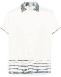 Bode - Embroidered-design Short-sleeve Shirt - Lyst