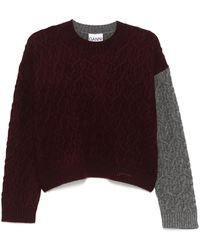 Ganni - Jersey De Punto De Ochos - Lyst
