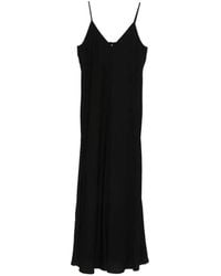 Dixie - Crinkled-Finish V-Neck Midi Dress - Lyst