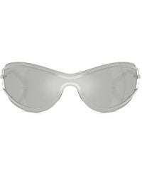 Michael Kors - La Praia Metal Geometric-Frame Sunglasses - Lyst