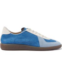 SCAROSSO - Colour-Blocked Suede Sneakers - Lyst