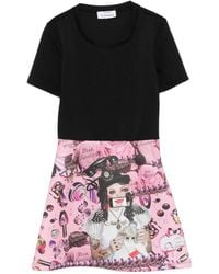 The Artistylist - Short-Sleeve Mini Dress - Lyst