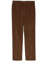 Ami Paris - Pantalones De Pana Con Cierre De Botón - Lyst