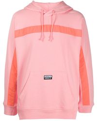 adidas R.y.v Striped Hoodie - Pink
