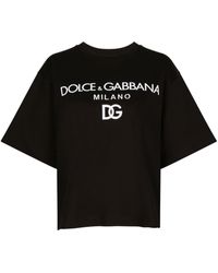 Dolce & Gabbana - Oversized Logo T-shirt - Lyst