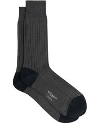 Hackett - Ribbed-Knit Mercerised-Cotton Socks - Lyst
