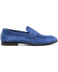 SCAROSSO - Gregory Suede Loafers - Lyst