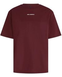 KARL LAGERFELD - Logo Athleisure T-Shirt - Lyst