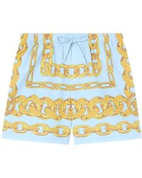 Versace - Medusa Chains Swim Shorts - Lyst
