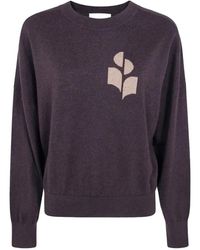 Isabel Marant - Jersey Marisans Con Logo En Intarsia - Lyst