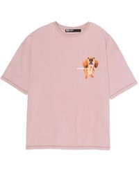 Bimba Y Lola - Dog-Print Cotton T-Shirt - Lyst