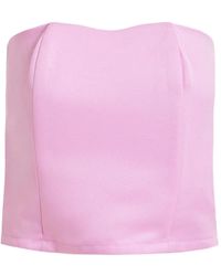 Essentiel Antwerp - Smocked-Back Tube Top - Lyst