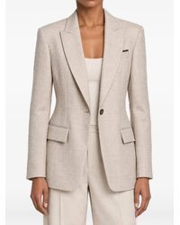 Brunello Cucinelli - Single-Breasted Wool Blazer - Lyst