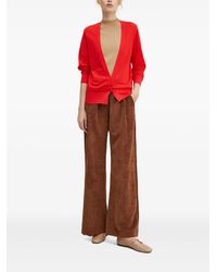 BOSS - Button-Front Cardigan - Lyst