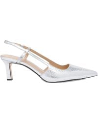 MICHAEL Michael Kors - 60Mm Leather Slingback Pumps - Lyst