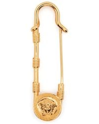 Versace - セーフティピン メドゥーサ ブローチ - Lyst