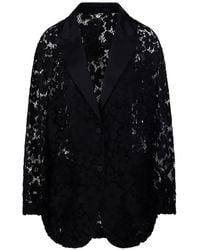 Fendi - Floral-Lace Jacket - Lyst