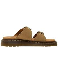 Dr. Martens - Josef Buckle-Strap Suede Sandals - Lyst
