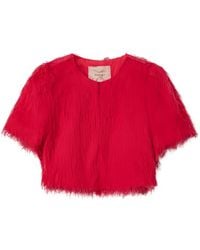 Twinset - Giacca A Maniche Corte - Lyst