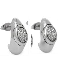 Trussardi - Crystal-Embellished Chunky Earrings - Lyst
