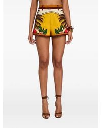 retroféte - Tansie Tropical-Print Shorts - Lyst