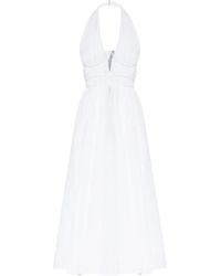 Cult Gaia - Corseted-Waist Midi Dress - Lyst
