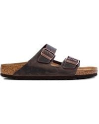 Birkenstock - Arizona Oiled Leather Sandals - Lyst