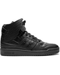 adidas - X Jeremy Scott New Wings Leather High-top Trainers - Lyst
