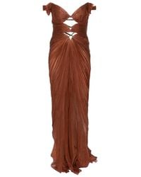 Maria Lucia Hohan - Catarina Plissé-Effect Maxi Dress - Lyst