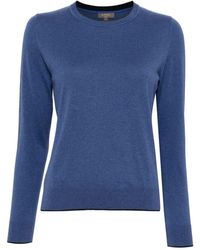 N.Peal Cashmere - Pull en maille fine à col rond - Lyst